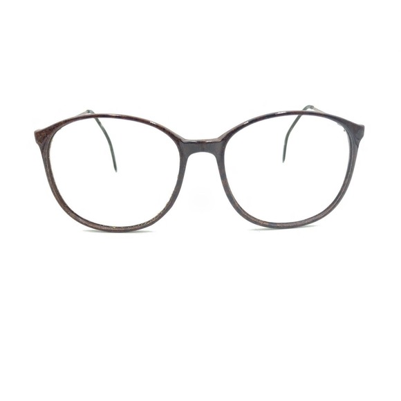 Tortoise Brown Oversized Round Eyeglasses Frames 140 Designer Fashion Women - Picture 6 of 12